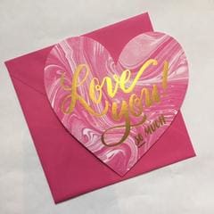 love you social type card