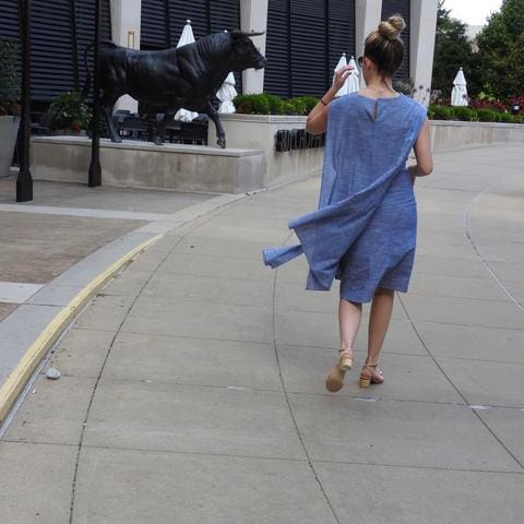 wai ming cape dress back lusso st louis