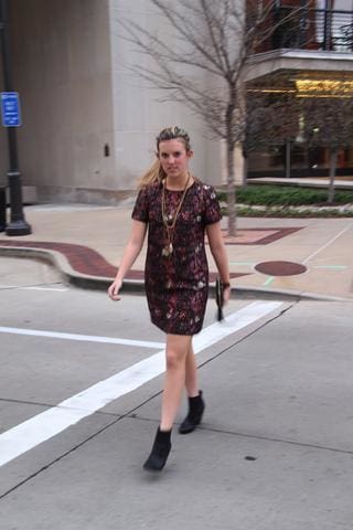 reversible weston sparkle animal dress