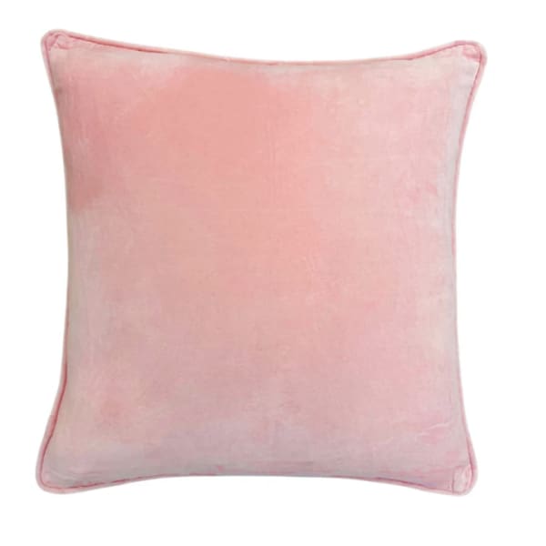 blush pink velvet 22x22 pillow - Home & Gift
