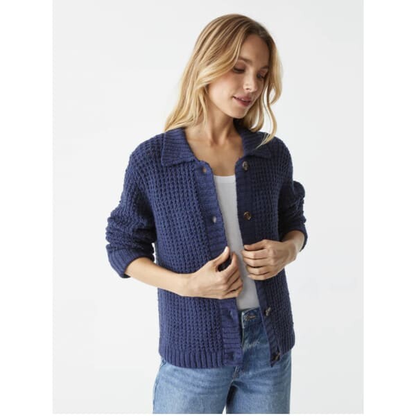 Nocturnal Archie Collared Cardigan - Clothing & Accessories