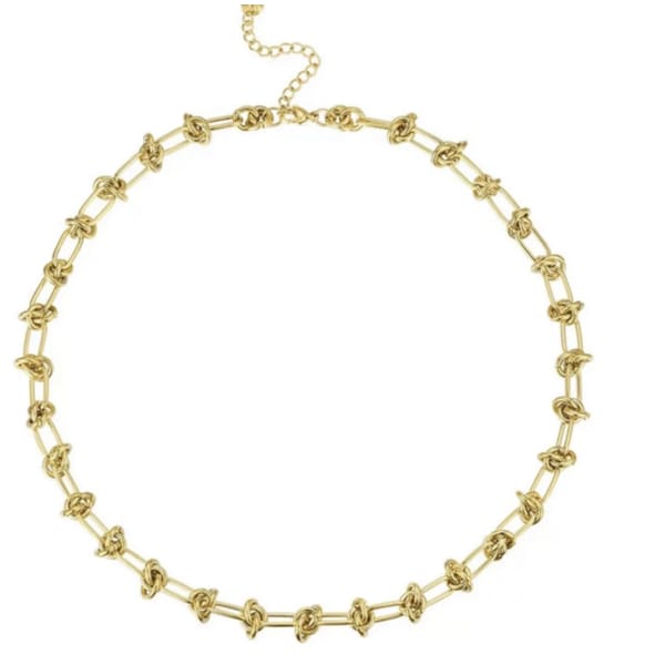 rope knot necklace - Jewelry