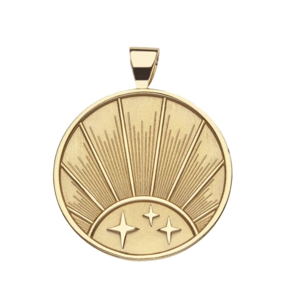 STRONG JW Original Pendant Coin (Rising Sun) - Jewelry