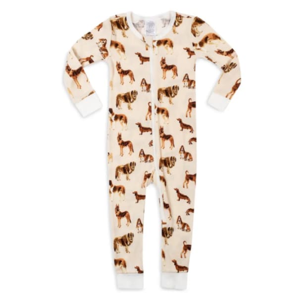Natural Dog Organic Cotton Zipper Pajama - bitty boutique